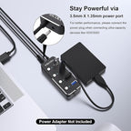 USB Hub, VKUSRA 4 Port USB 3.0 Hub Splitter - Image 5