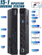WAVLINK Displaylink Docking Station 3 Monitors - Image 2