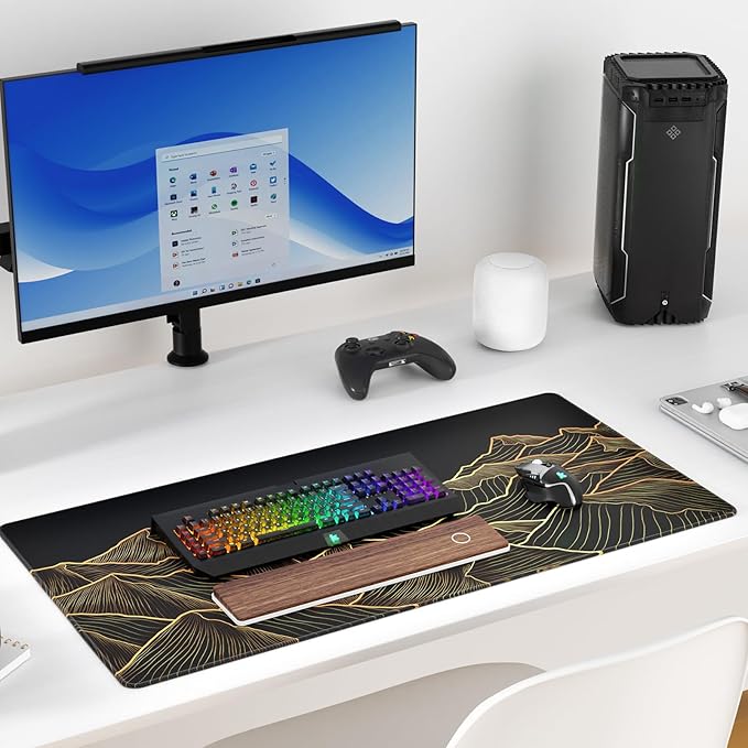 KTRIO Large Gaming Mouse Pad Desk Mat, Superior Micro-Weave Cloth, Non-Slip - Image 6