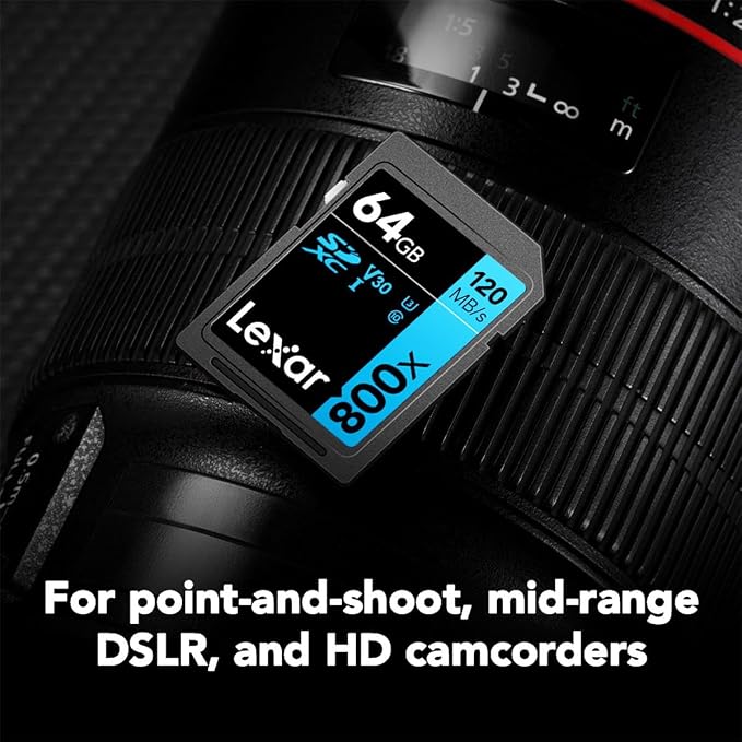 Lexar High-Performance 800x 64GB SDXC UHS-I Memory Cards, Full-HD & 4K Video - Image 5
