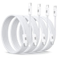 USB C Cable Fast Charging, 4 Pack 6FT USB C to USB C Cable, 100W Type C Nylon by Avatcen