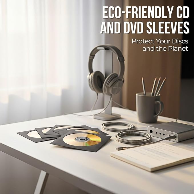 Flexzion DVD CD Sleeves 100 Pack - Image 2