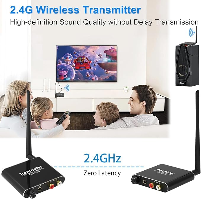 eppfun 50m/2.4G Wireless Audio Transmitter Receiver - Image 3