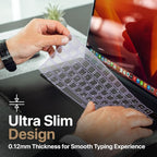 Kuzy Purple Premium MacBook Pro 14 inch Keyboard Cover M4 16" 2025 2024 2023 M3 - Image 2
