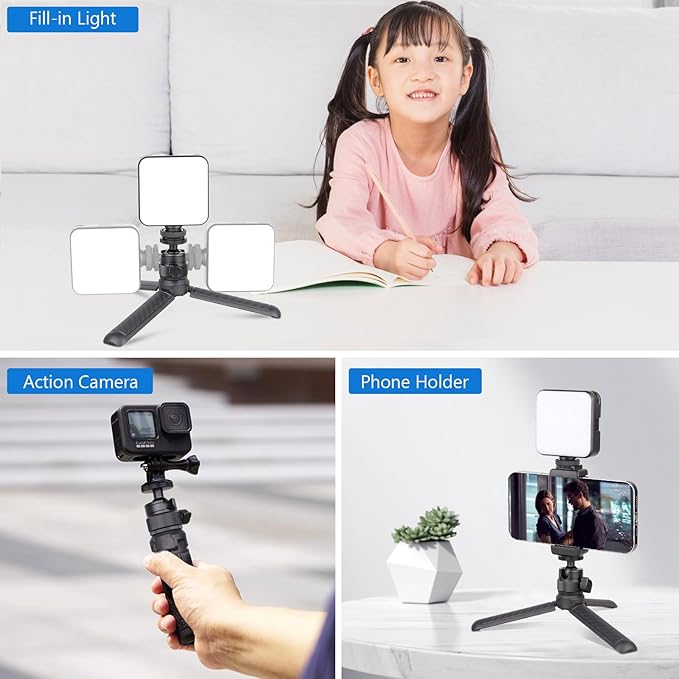 Mini Ball Head, CNC All Metal Aluminum Universal Panoramic Tripod Head Mount - Image 8