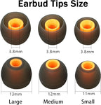 Silicone Replacement Earbud Tips Ear Tips Fit Most in-Ear Earbuds Headphone - Image 2