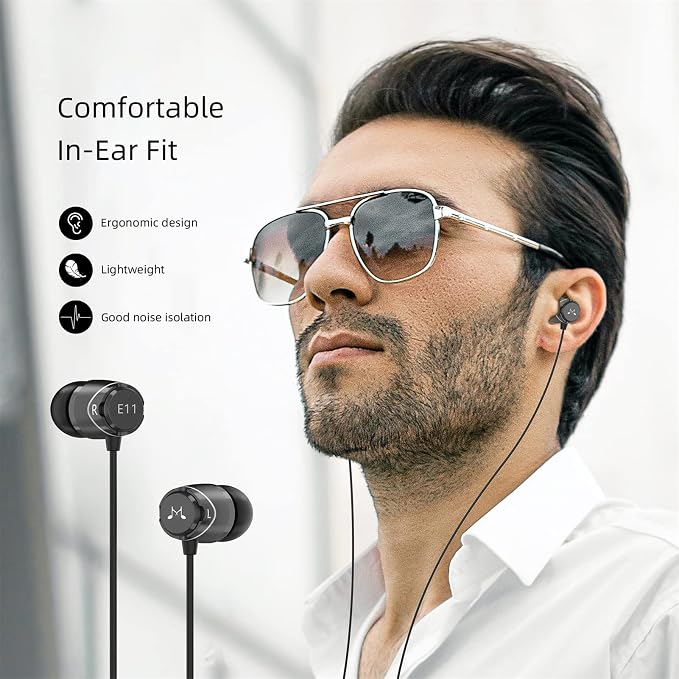 SoundMAGIC E11 Wired Earbuds No Microphone HiFi Stereo Earphones Noise - Image 7