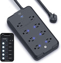 Geeni Surge Ultra Smart 8-Outlet Surge Protector – 6 Smart Outlets, 2 Always-On by Geeni