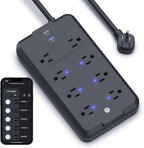 Geeni Surge Ultra Smart 8-Outlet Surge Protector – 6 Smart Outlets, 2 Always-On by Geeni