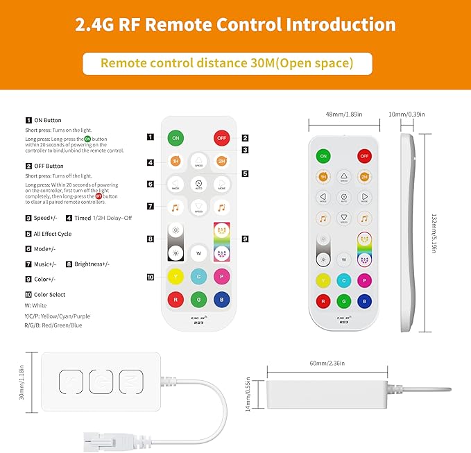 PAUTIX Wi-Fi+Bluetooth Music Pixel LED Smart Controller Kit SP548E, Compatible - Image 7