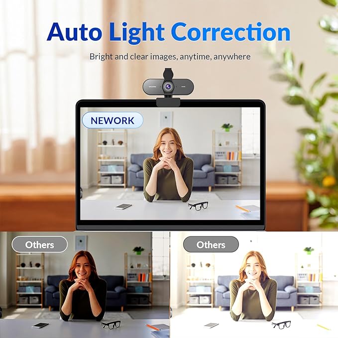 4K Webcam for PC with PDAF & CDAF Dual-autofocus, Ultra 4K HD, 2 Noise - Image 6