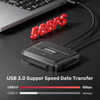 Unitek SATA/IDE to USB 3.0 Adapter, IDE Hard Drive Adapter Kit Recovery - Image 4