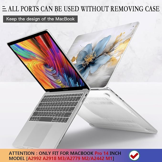CISSOOK for MacBook Pro 14 Inch Case 2024 2023 2022 2021 M4/M3/M2/M1 Pro/Max - Image 5
