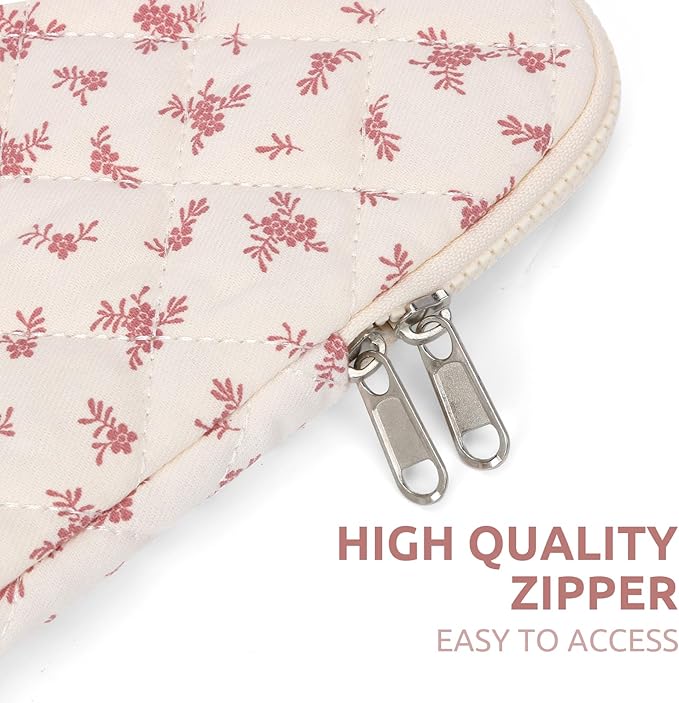 Puffy Laptop Sleeve 13-15.6 Inch Cute Quilted Laptop Protective Case Padded - Image 7