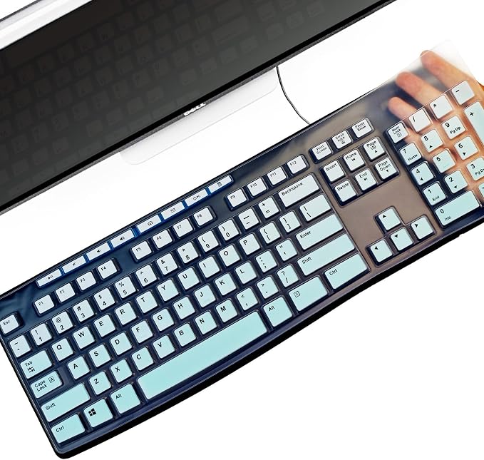 Keyboard Cover Silicone for Logitech K200 K260 K270, Keyboard Cover for by Makeyourlifeeasier