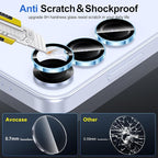 for Samsung Galaxy S25 Camera Lens Protector, Individual Metal Ring Tempered - Image 3