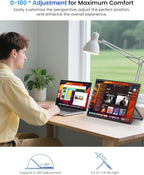 UPERFECT Portable Monitor 15.6", 125% sRGB 1080P FHD Portable Screen Plug & Play - Image 5