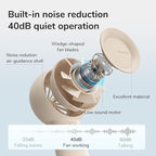 JISULIFE Handheld Portable Turbo Fan, 4000mAh USB Rechargeable Personal Battery - Image 7