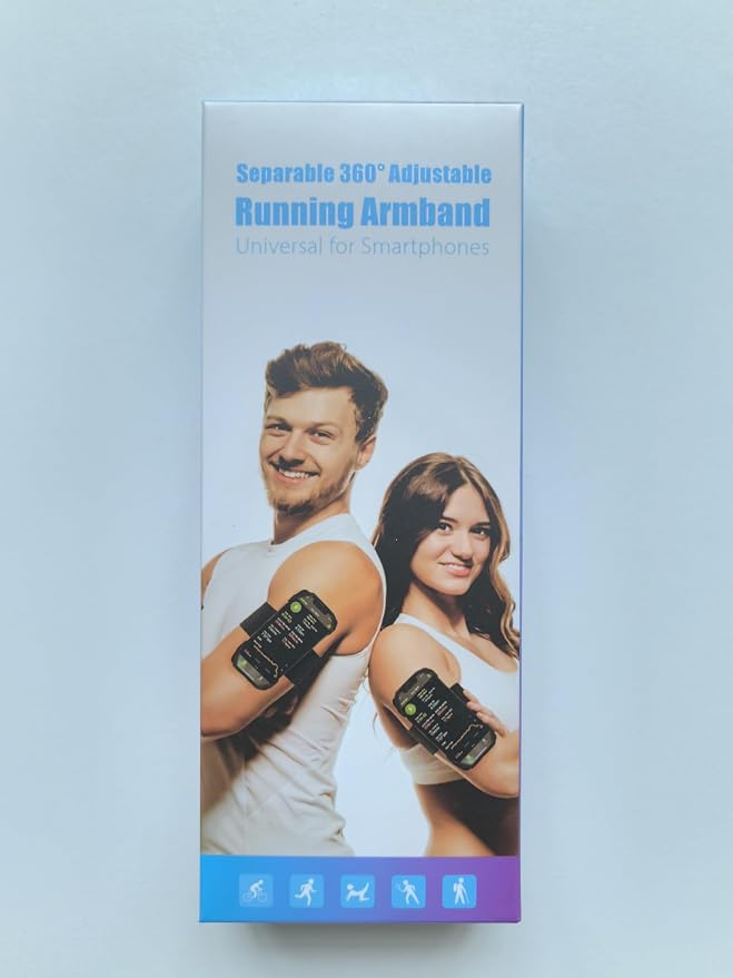 Cikyner Running Armband, Upgraded 3 in 1 Running Phone Holder Sports Armband - Image 8