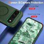 Magnetic for Google Pixel 9/Pixel 9 Pro Case, Shockproof Slim Translucent Matte - Image 3