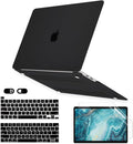 Matt Black Case for MacBook Pro 13 inch M2 M1 A2338 A2289 A2251 A2159 A1989 by iDonzon