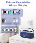 COLSUR 6-in-1 Bluetooth Speaker Alarm Clock - Image 8