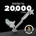 Fellowes Platinum Series Dual Monitor Arm - Image 6