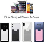 SS Card Holder for Back of Phone, Cell Phone Wallet Stick-on Credit Card Sleeve - Image 7