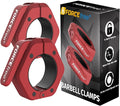 Barbell Clips, Barbell Clamps, Quick Release Olympic Barbell Clamps by Forcefree