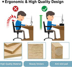 TEAMIX 2 Pack Monitor Stand Riser-20 inch, Wooden Desktop Riser - Image 4