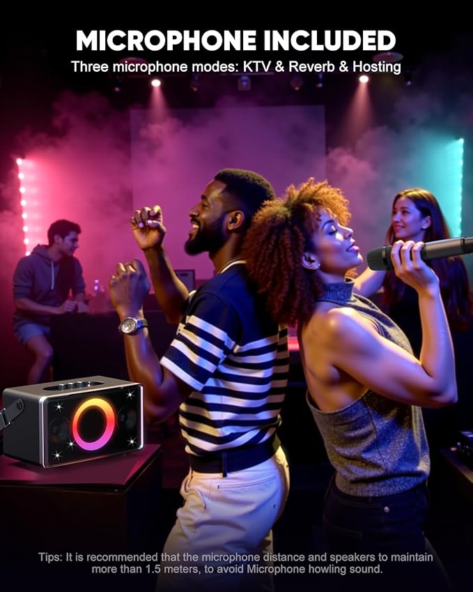 GFEEN Portable Bluetooth Speaker: 100W, 15H Playtime, Wireless Speakers - Image 6