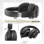 KVIDIO Bluetooth Headphones Over Ear, 65 Hours Playtime Wireless Headphones - Image 7