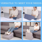Foot Rest for Under Desk at Work.Multifunctional 3-Tier Foot Stool, - Image 7