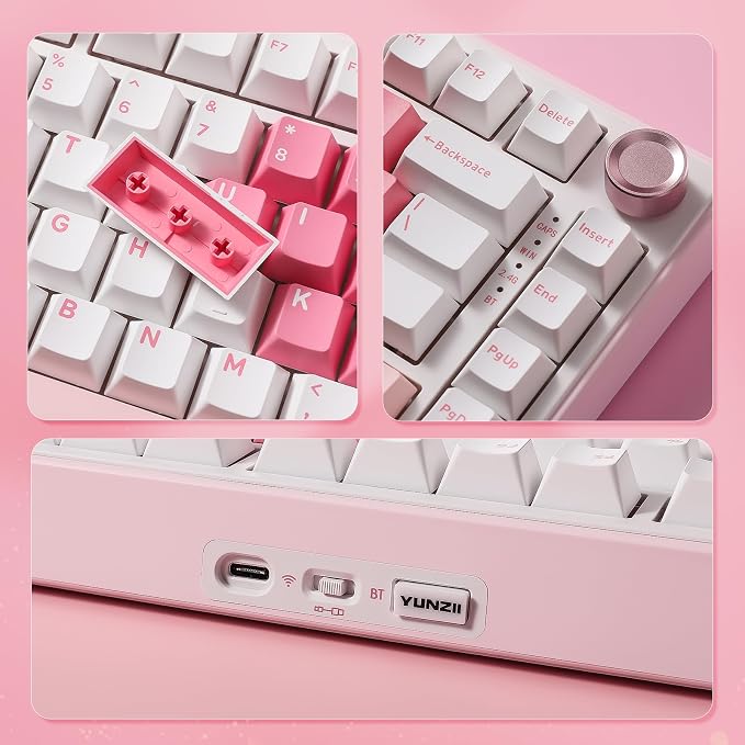 YUNZII B75 PRO Wireless Mechanical Keyboard, 75% Layout - Image 8