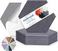 Mollywell Hexagon Acoustic Panels, High Density, Soundproofing, Decorative by Mollywell
