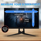 Magnetic Computer Privacy Screen 24 Inch, Removable Hanging Privacy Screen - Image 6