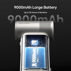 JISULIFE Portable Handheld Fan Ultra2, 9000mAh Max 25 Hrs, 5 IN 1, 100 Speed - Image 7