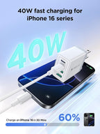 40W USB C Charger Block, iPad Pro, Cellphones Charger - Image 3