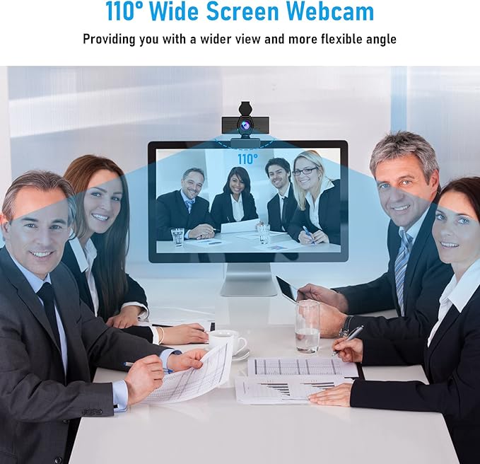 LITEPRO Webcam with Microphone & Privacy Cover, 1080P HD Web Computer Camera - Image 7