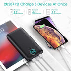 Portable Charger Power Bank 30, 800mAh LCD Display Power Bank, 25W PD Fast - Image 4