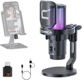COMICA EJoy Uni Pro Wireless Gaming USB Microphone, Noise Cancellation RGB by COMICA