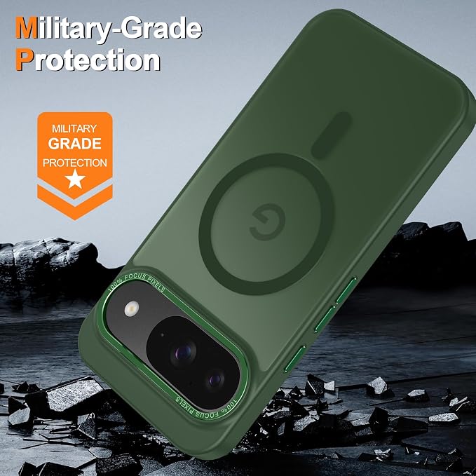 Magnetic for Google Pixel 10/Pixel 10 Pro Case, Shockproof Slim Translucent - Image 6