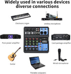 Dj Mixers 5 Channel Audio Mixer Sound Board - Image 5
