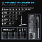 STREBITO Micro Screwdriver Set 50 in 1 Precision Screwdriver Set, S2 Steel - Image 2