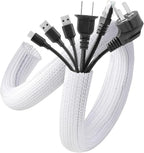 AGPTEK Cable Sleeve Cover, Home Office Wire Management Computer TV Wire Loom - Image 7