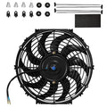 MuHize Radiator Cooling Fan - 12V 80W Universal Electric 10-Inch Fan Assembly by MuHize