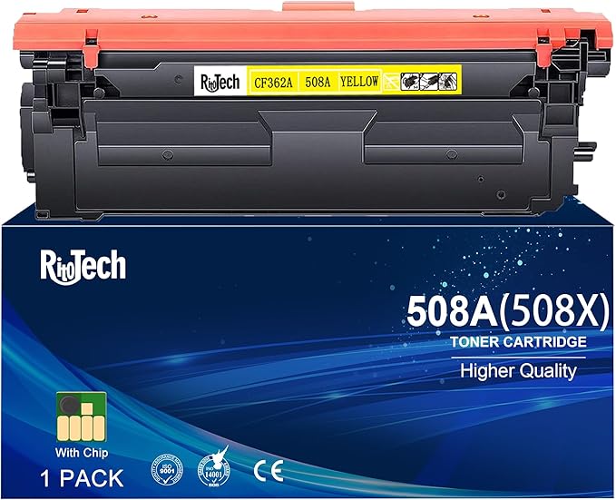 508A Yellow Toner Cartridge, Replacement Compatible by RitoTech