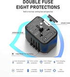 Universal International Power Travel Plug Adapter, 5 in 1 European Travel Plug - Image 8