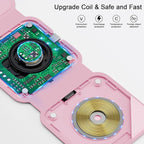 Wireless Charger 3 in 1, RTOPS Magnetic Travel Wireless Charging Station - Image 5