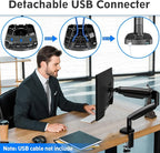 MOUNTUP Ultrawide Monitor Arm for Max 40 Inch Screen, Heavy Duty Monitor Desk - Image 5